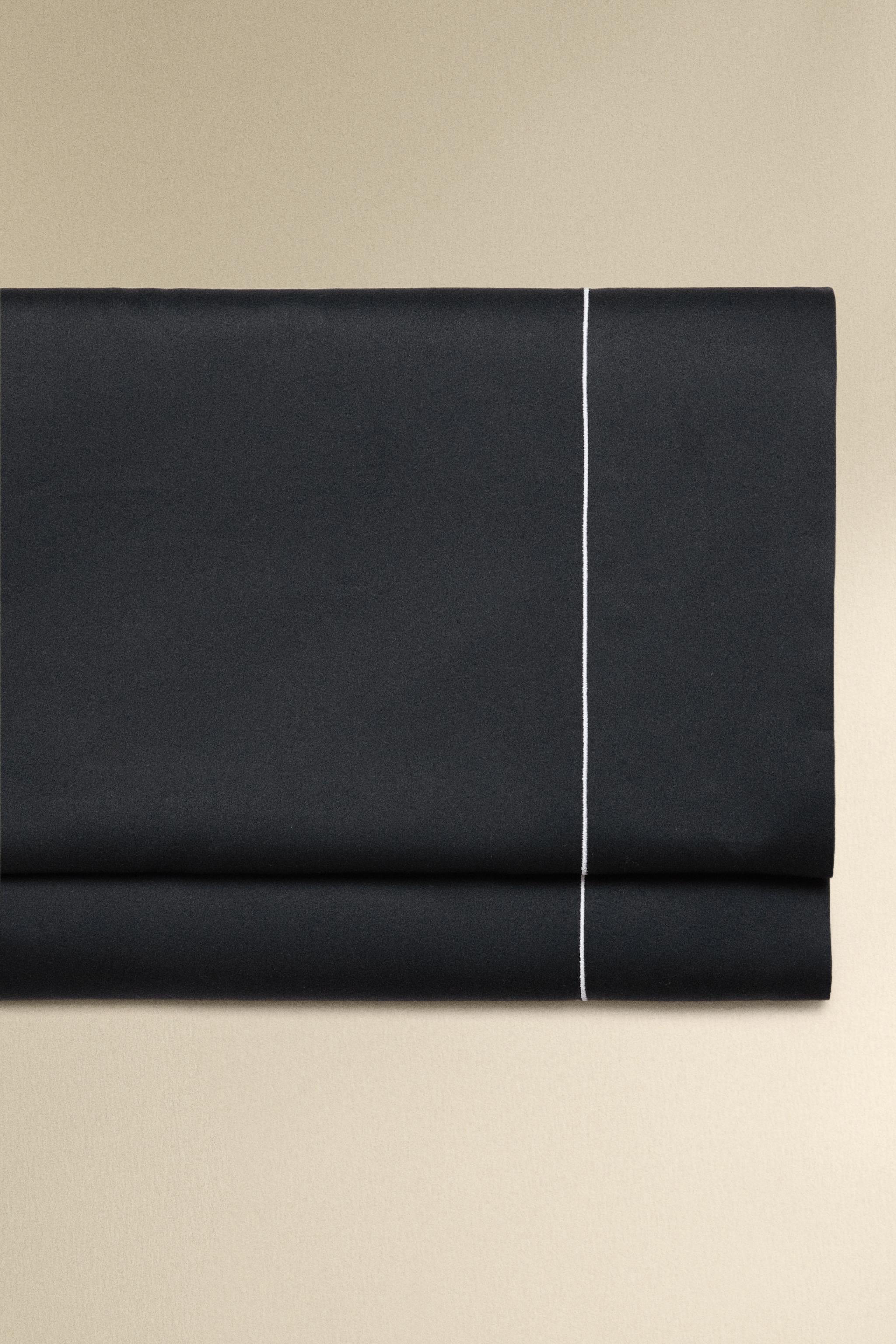 SCALLOPED SATEEN FLAT SHEET (500 THREAD COUNT)